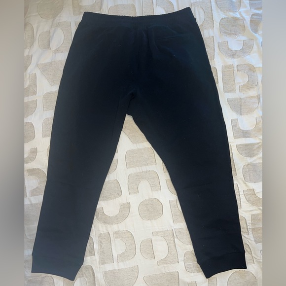 Mens Versace Greca Print Sweatpants - Black - Picture 6 of 9